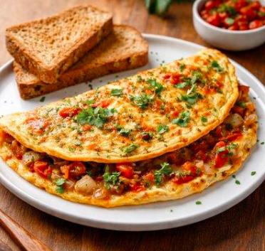 Veggie omelette